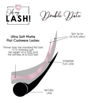 D Krul Oh my Lash Double Date Flat Cashmere Lashes 