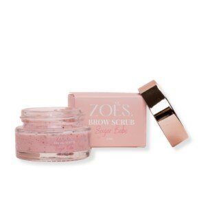 zoes brow scrub