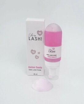 cotton candy lash foam