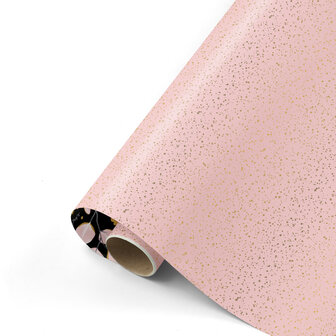 cadeaupapier twinkling stars roze